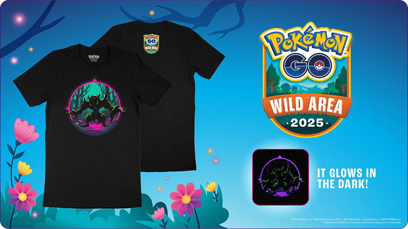 official shirt of pokemon go wild area 2025