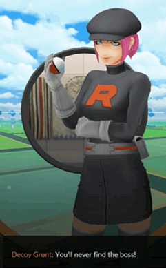 Pokemon go fake giovanni