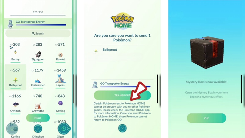 pokemon go switch meltan box