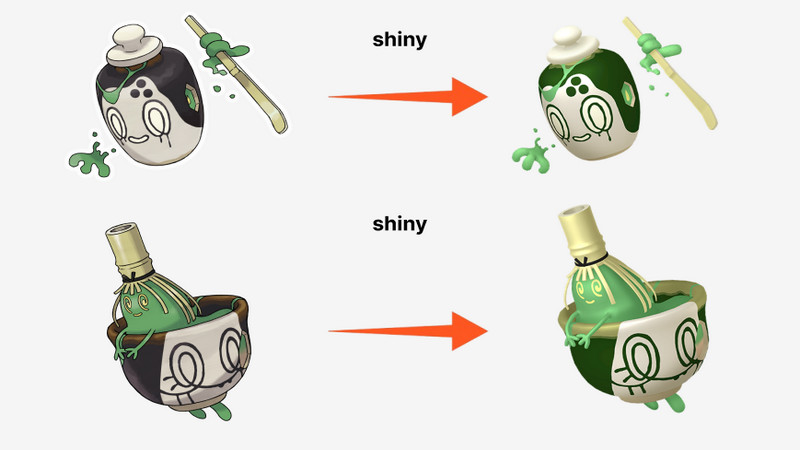 shiny sinistcha and poltchageist