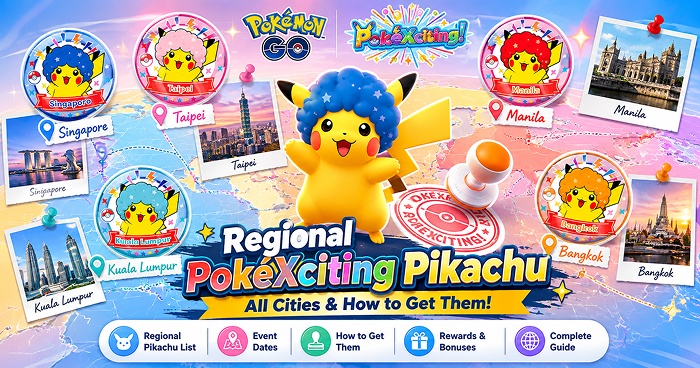 regional pokexciting pikachu