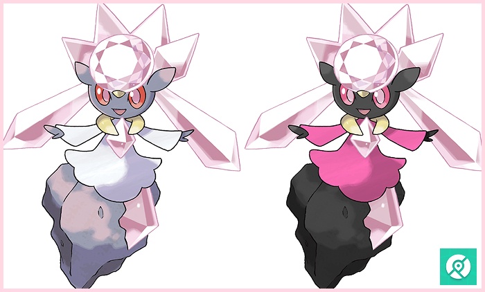 regular diancie vs shiny-diancie