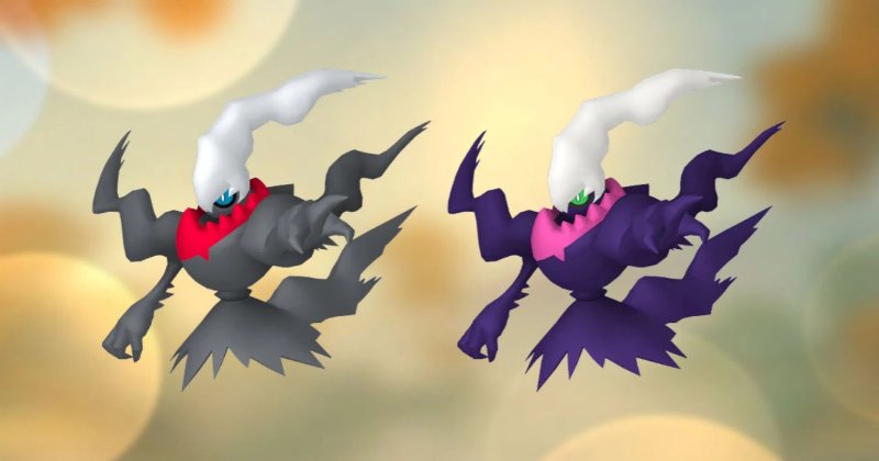 shadow darkrai and shiny shadow darkrai pokemon go