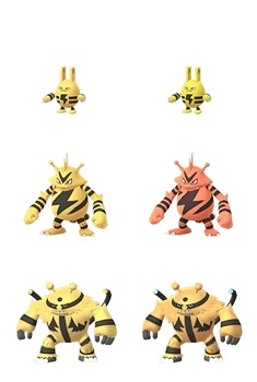 shiny dynamax electabuzz pokemon go