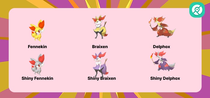 shiny fennekin evolution line pokemon go