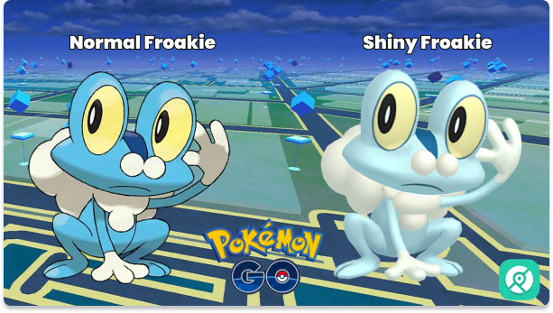 shiny froakie vs normal Froakie pokémon go difference between
