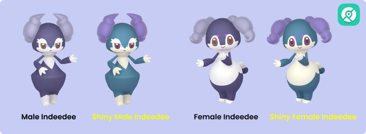 Pokémon Go shiny indeedee
