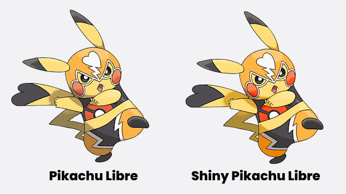 the Rarest Shiny Pikachu Libre