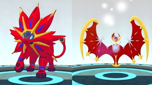 shiny solgaleo and lunala pokemon go