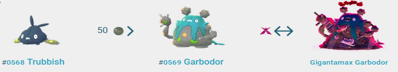 shiny trubbish evolve into garbodor