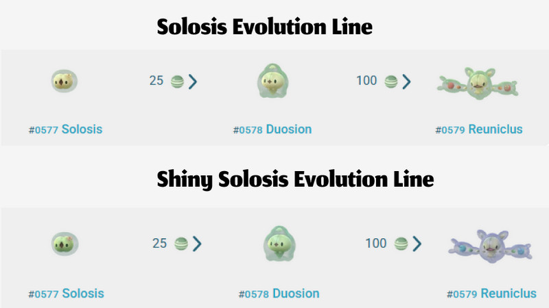 solosis evolution line