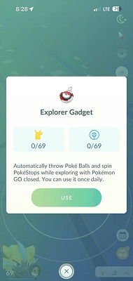 use explorer gadget
