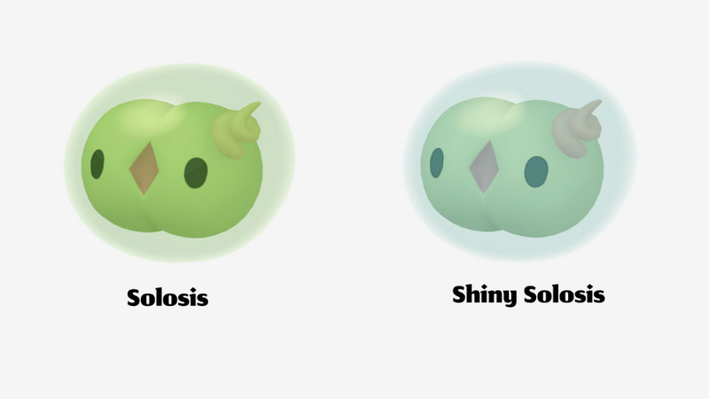 what does shiny solosis look like
